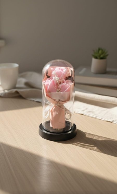 الورد الجوري مضيئه