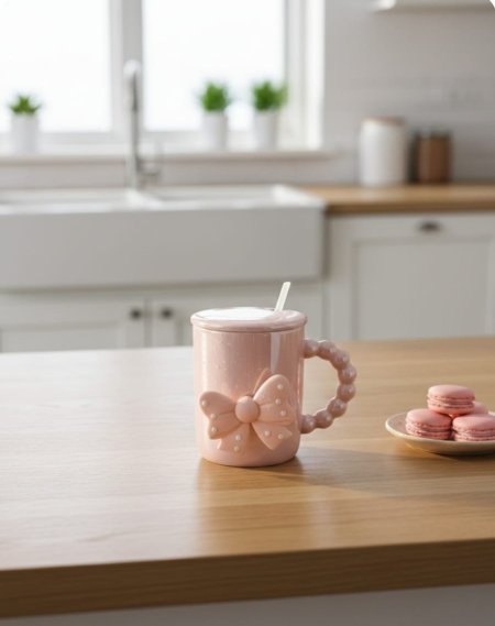 المج الوردي مع الفيونكه