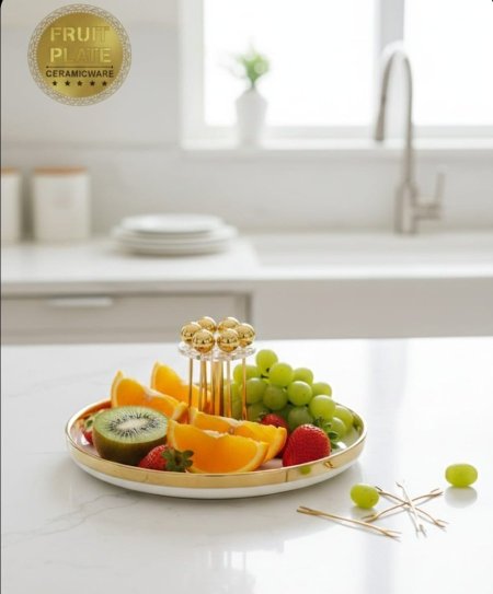 طبق فواكه سيراميك