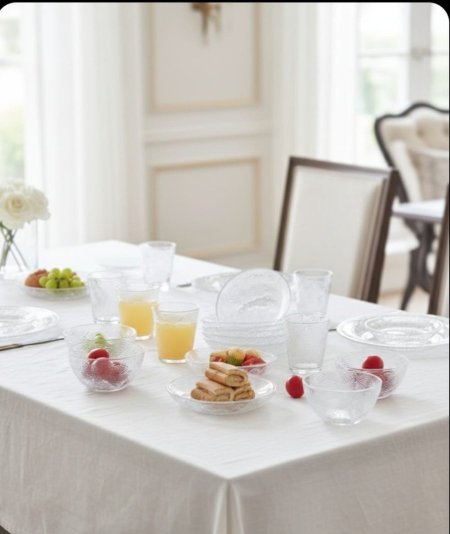 طقم صحون وأكواب