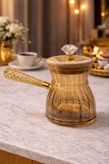 ركوه قهوه زجاجيه فاخره