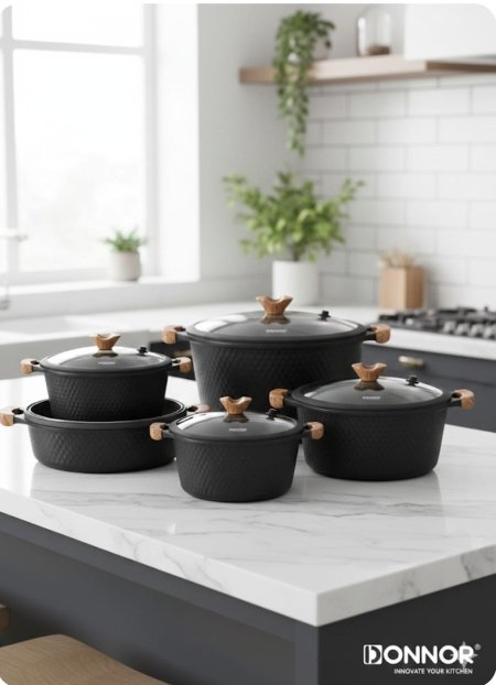 طقم طناجر 15 قطعه