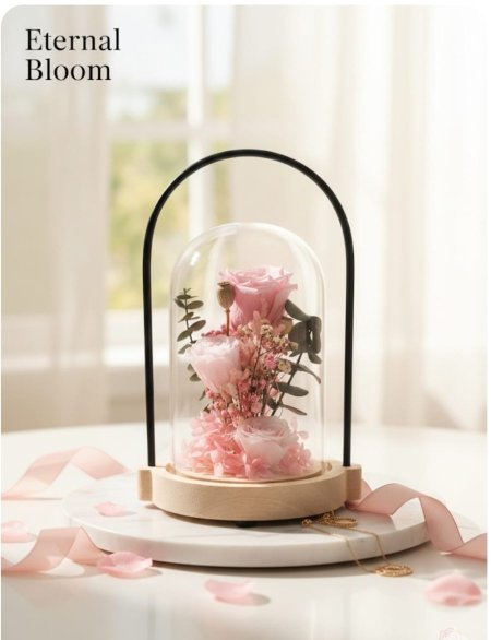 ورده في قبه زجاجيه