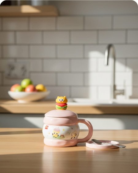 مج بغطاء ومعلقه