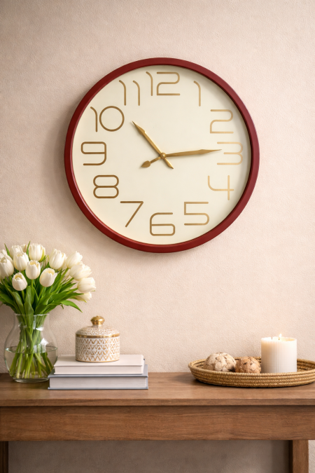 ساعه حائط بتصميم عصري