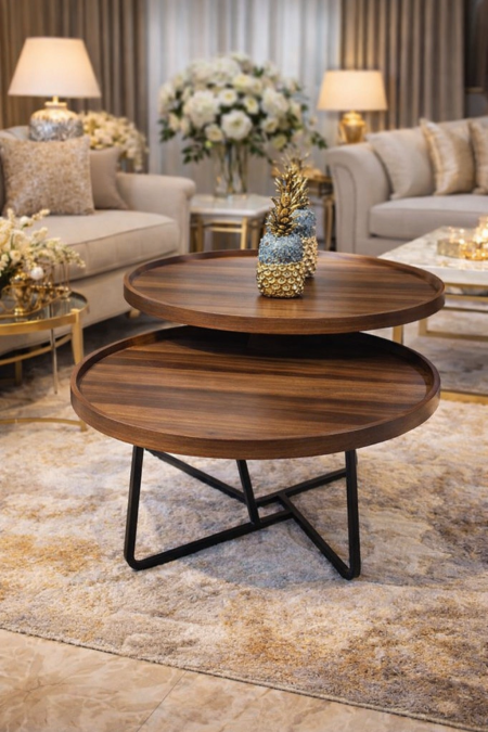 طاوله مودرن قطعتين