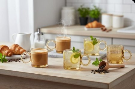 طقم مميز لون ذهبي