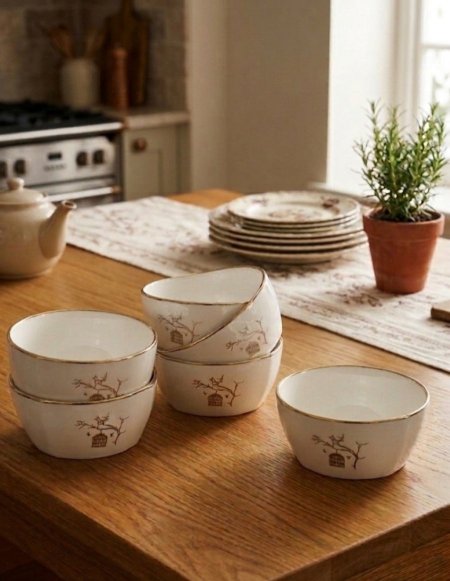 صحون سيراميك ٦ صحون