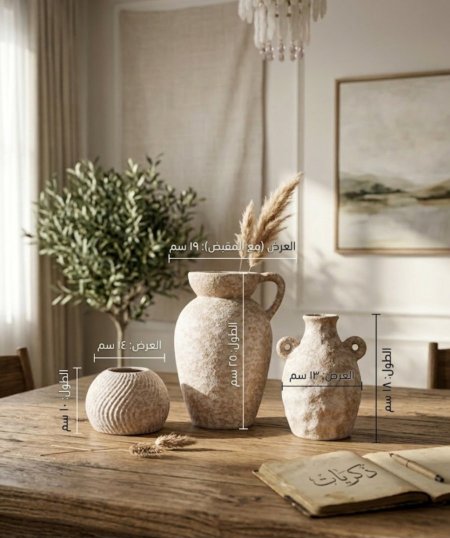 طقم فازات ٣ قطع