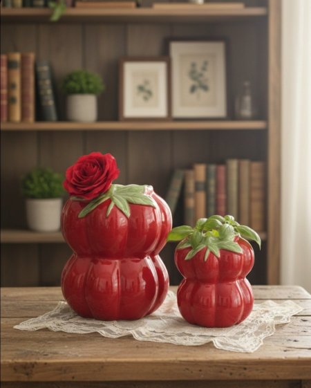 طقم فازات الطماطم